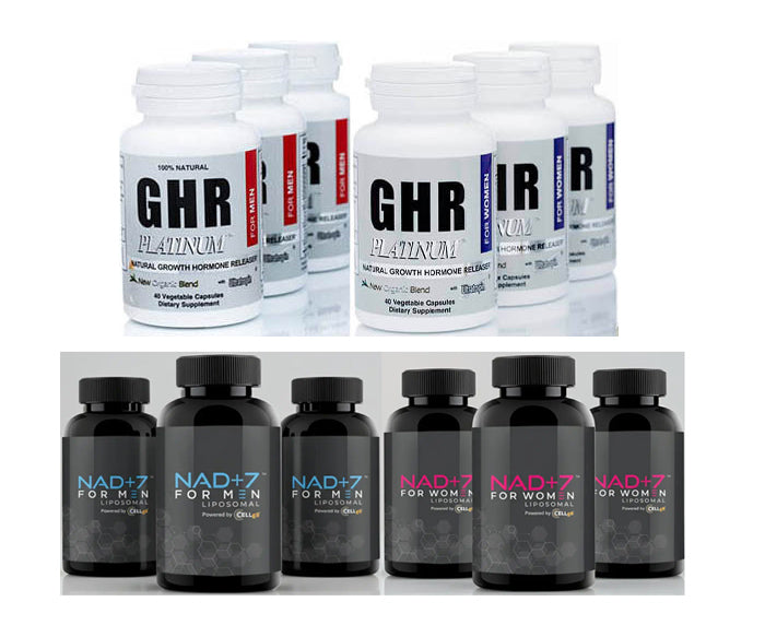 His & Hers GHR Platinum + NAD7 90-Day System Bundle