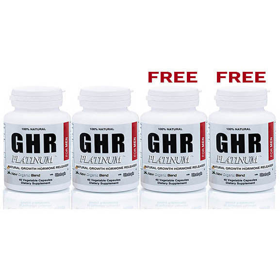 MEN'S GHR Platinum Buy 2 Bottles & Get 2 Bottles FREE!