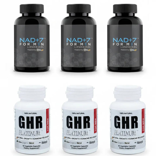 Men's GHR + NAD+7 System: 90-Day Transformation Bundle